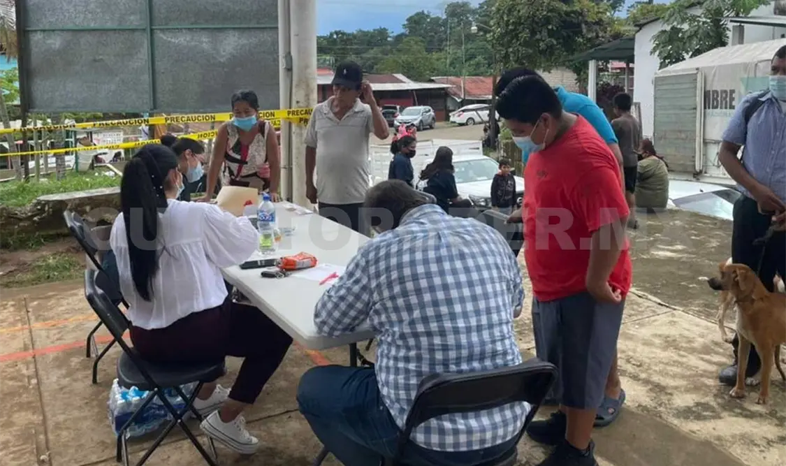 Se realizó la Brigada de Salud Integral Municipal en la zona alta del ejido El Edén. CP