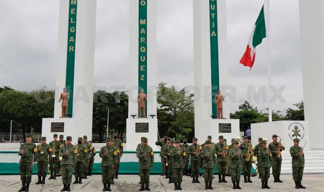 Memorable homenaje a los Niños Héroes