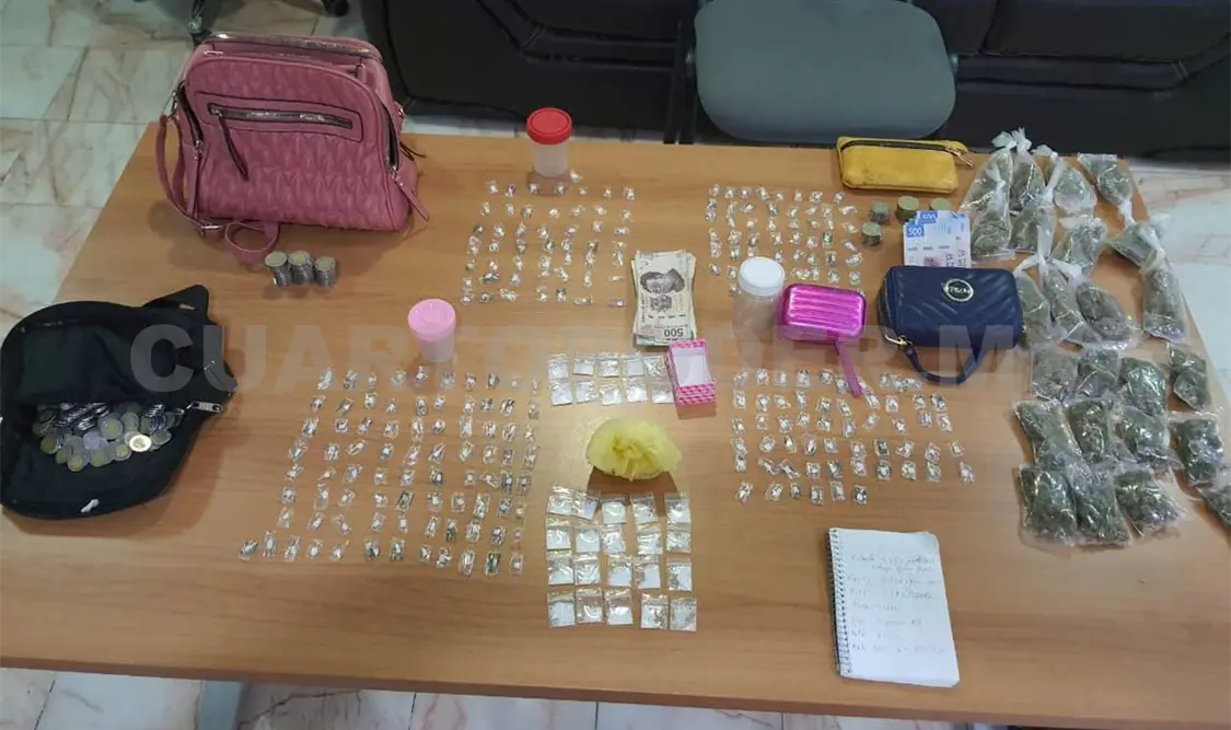 Desmantelan narcotienda y siete son detenidos