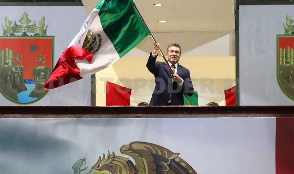 Rutilio Escandón encabeza el 211 Grito de Independencia