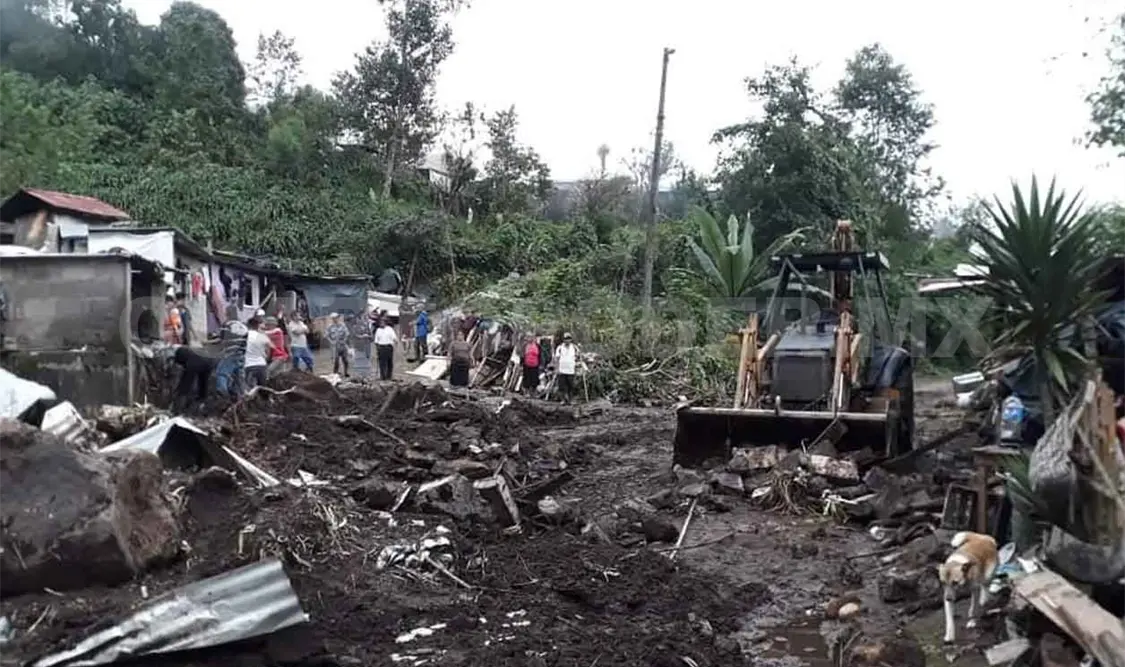 Suman mil 200 familias afectadas por las lluvias