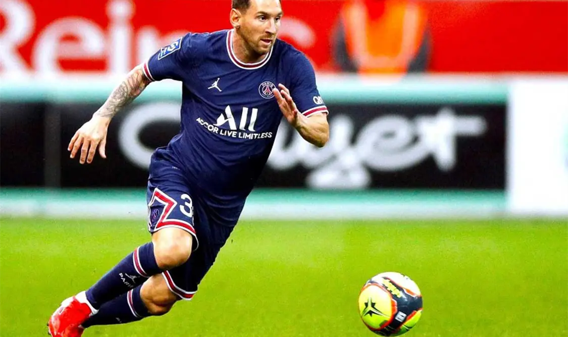 Messi debutó en la Ligue 1 con el París Saint-Germain el 29 de agosto, en la cancha del Reims. Agencias