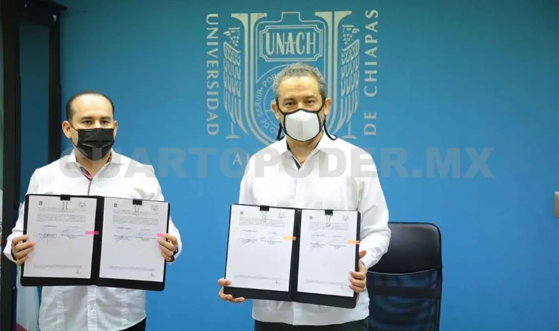 Unach y Sesesp firman convenios de trabajo