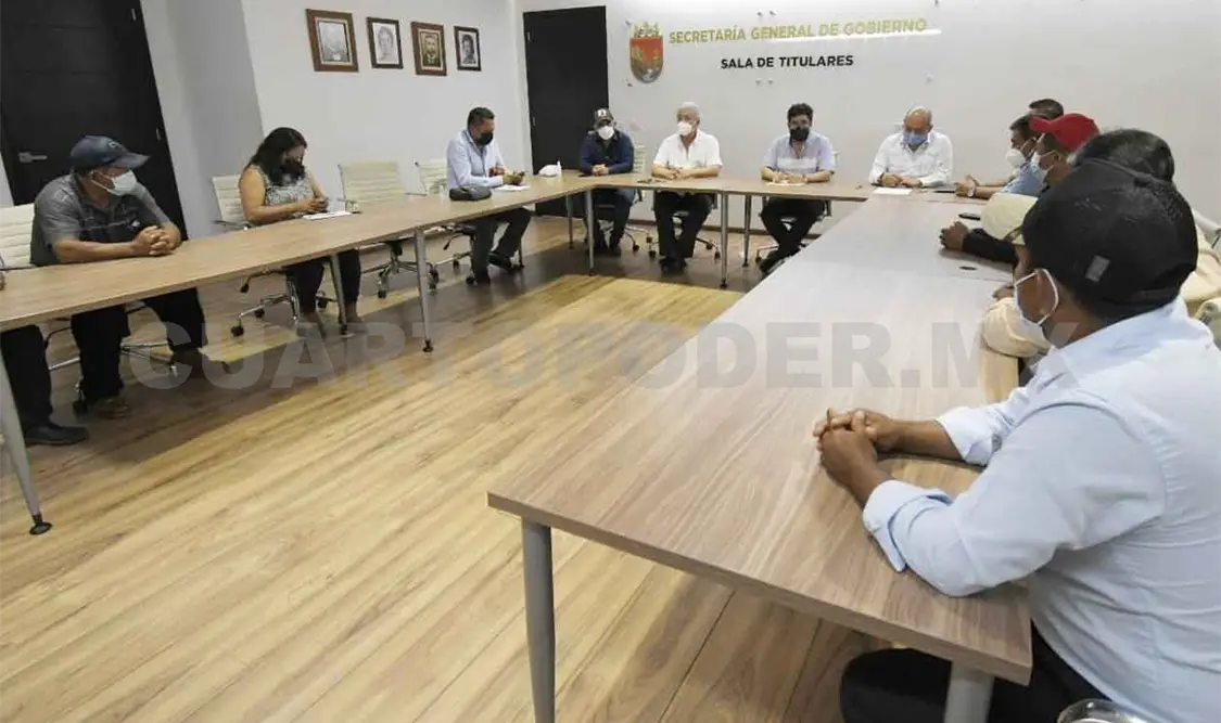 Transportistas y ejidatarios acuerdan pacto de civilidad