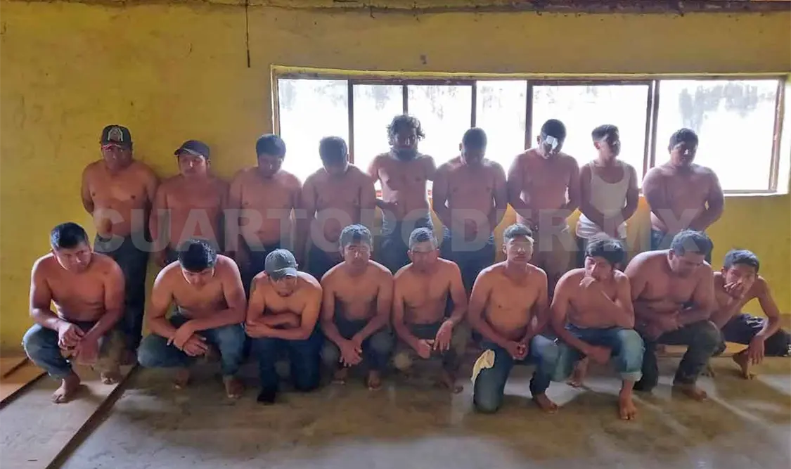 Liberan a 18 pobladores retenidos en Altamirano
