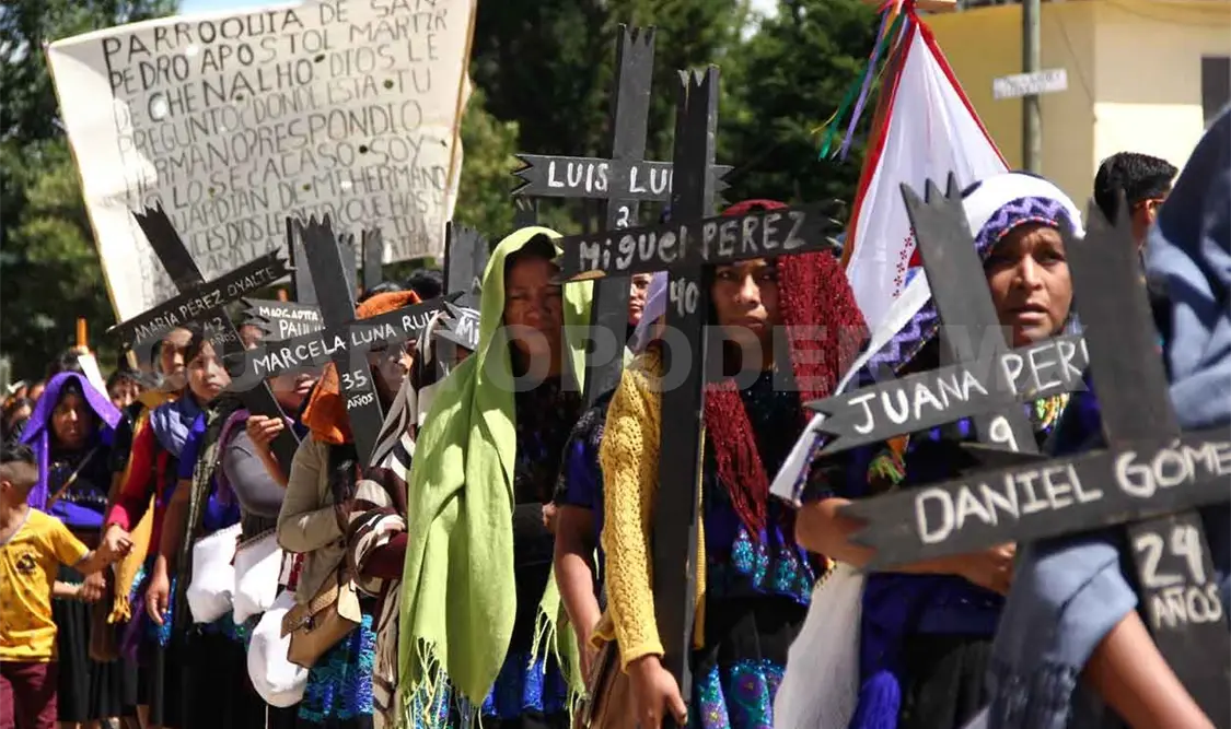 Abejas de Acteal exigen informes a la CIDH