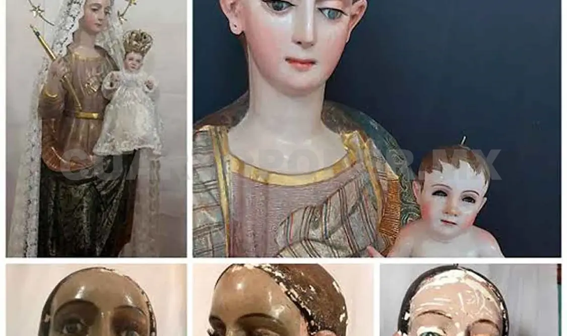Restauran a Virgen de la Merced en San Cristóbal