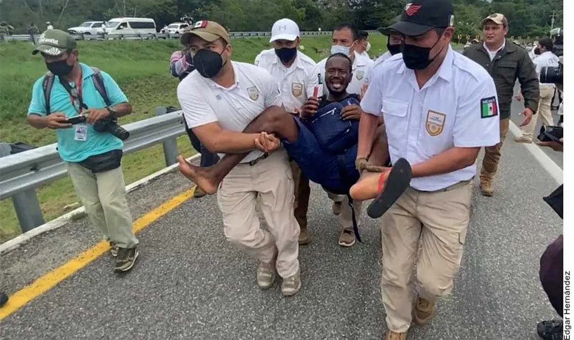 Consideran que la creación de un grupo de trabajo en materia migratoria permitirá que las caravanas no sean tratadas de forma inhumana. Cortesía
