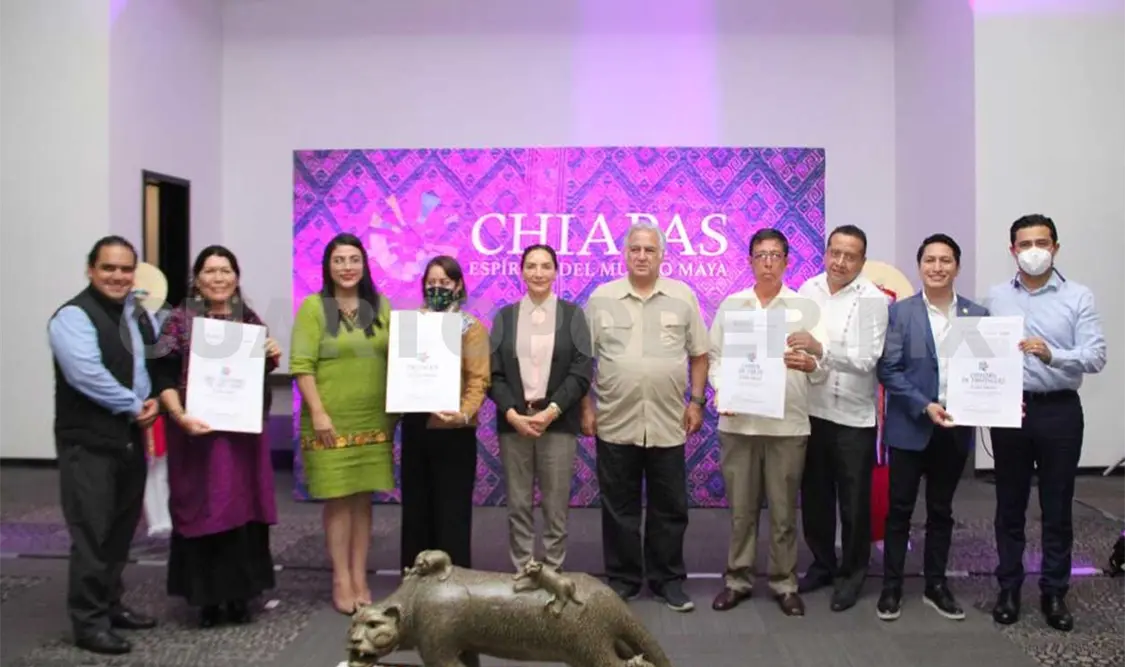 El secretario de Turismo del Gobierno de México entregó la renovación de los nombramientos de los cuatro Pueblos Mágicos de Chiapas. CP