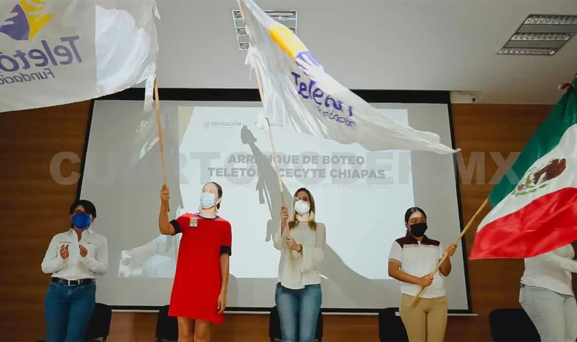 Arranca Cecyte Chiapas Boteo Teletón 2021