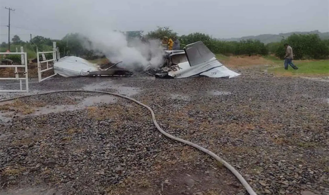 Cae avioneta; hay un muerto