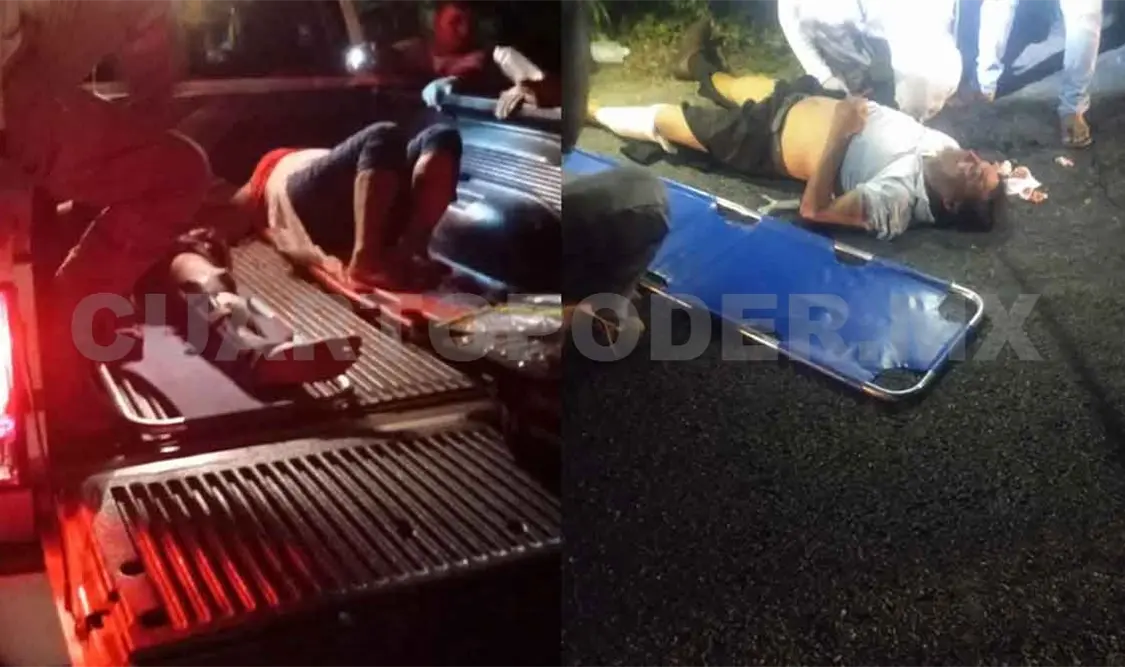 Cuatro lesionados tras chocar motocicletas