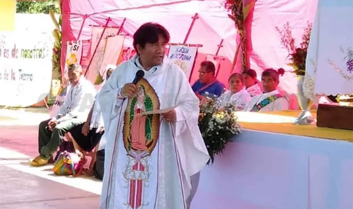 Celebran 10 años de estancia del padre Marcelo Pérez