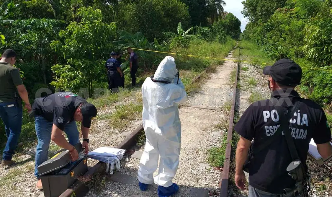 Encuentran cadáver en vías férreas