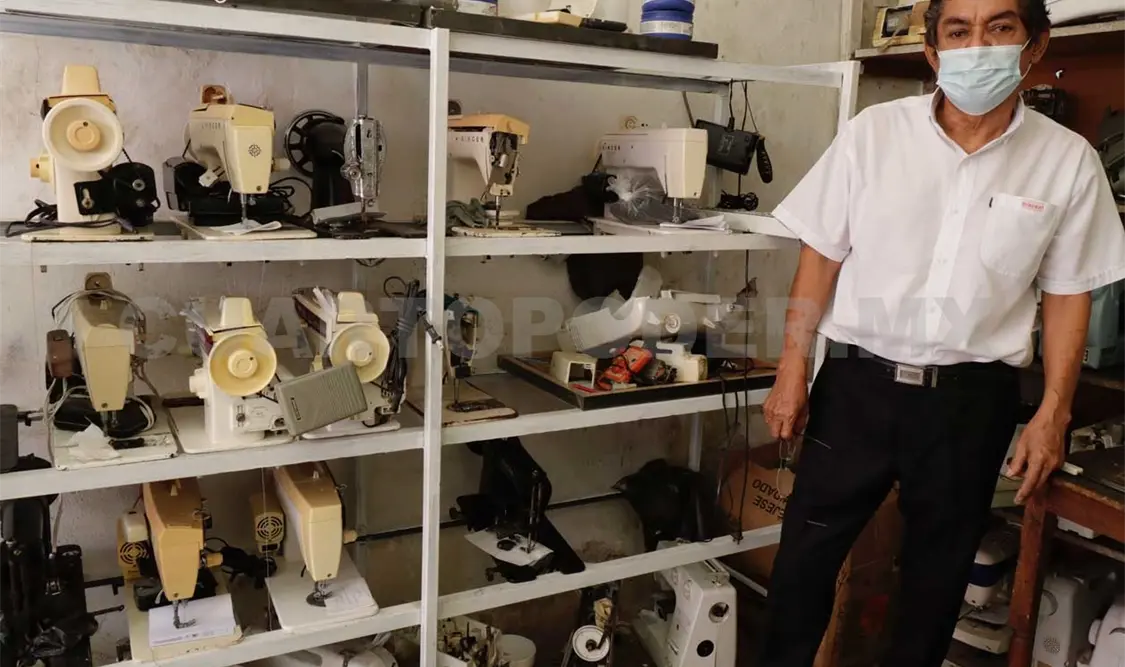 El reparador de máquinas Singer