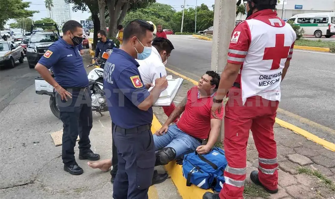 Motorista resulta con serias lesiones