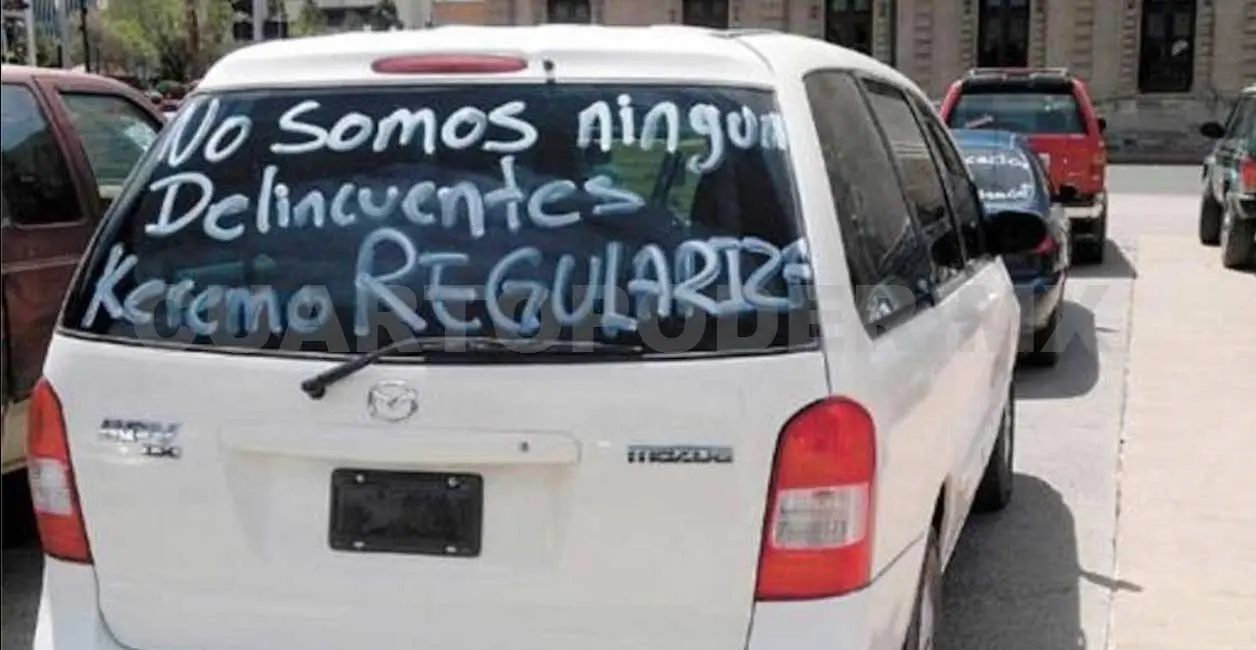 Se movilizarán dueños de carros “chocolate”