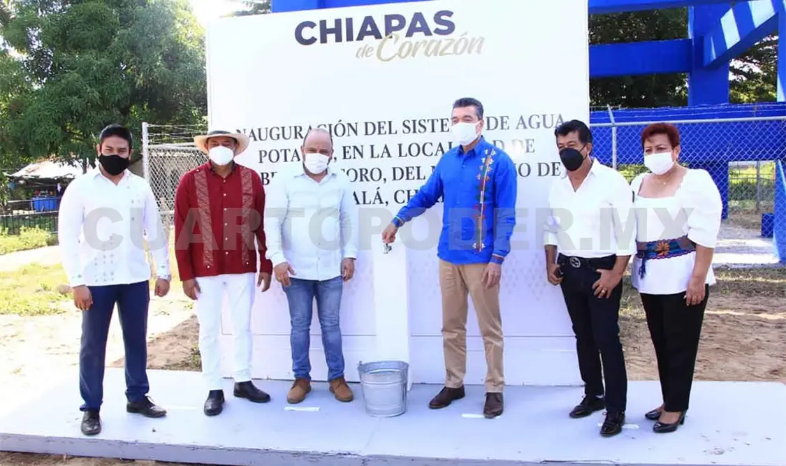 Inaugura REC ampliación del Sistema de Agua Potable