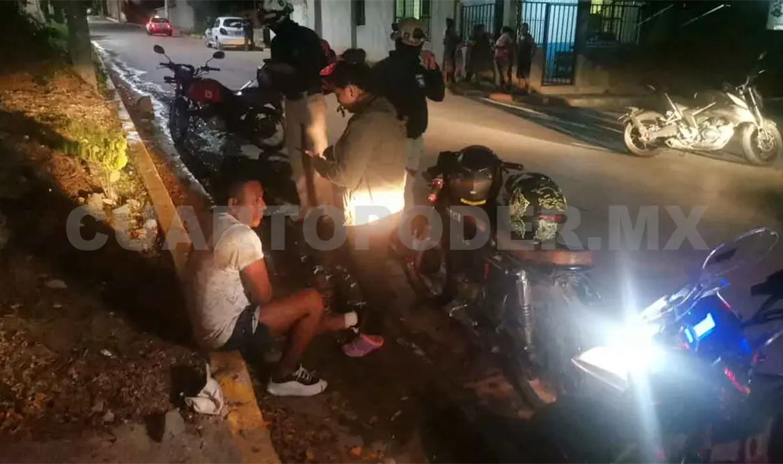 Lo atropellan y termina golpeado