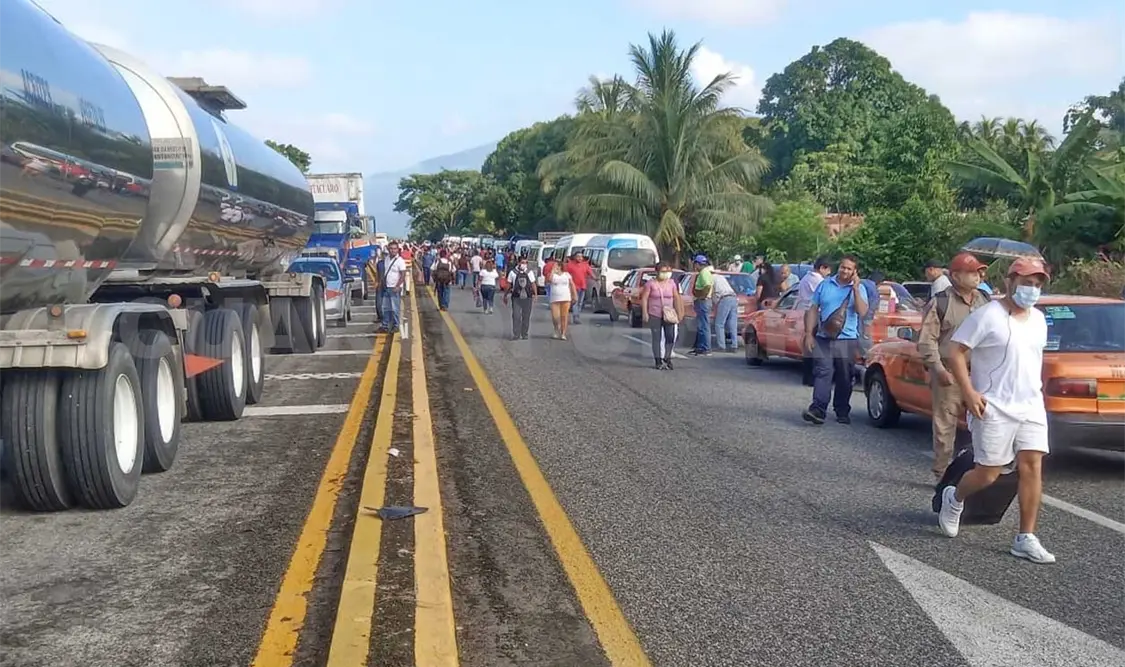 En frontera y costa sí hubo bloqueos