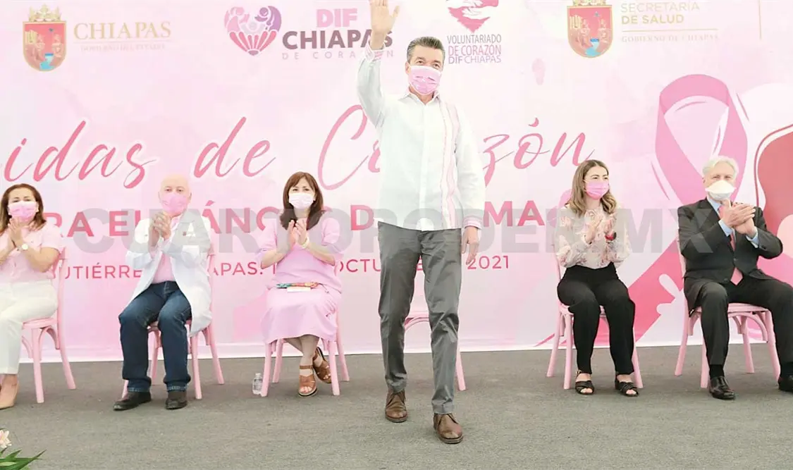 Destacó los esfuerzos por la salud que se realizan en Chiapas, a fin de que no falte atención médica, insumos y equipamiento. CP