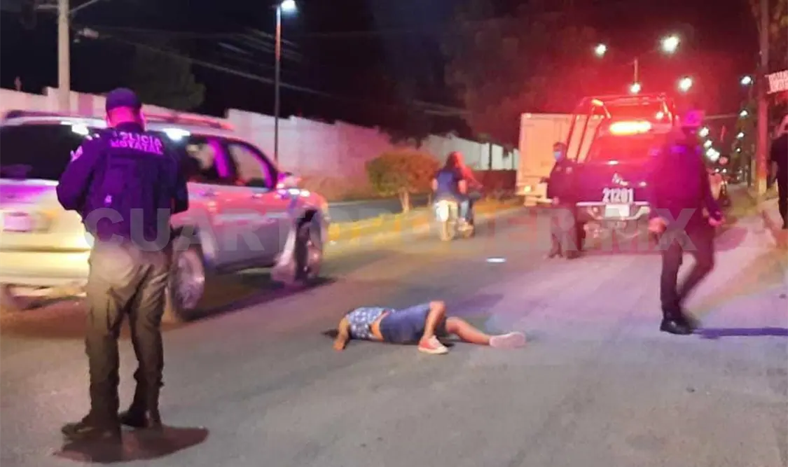 En las inmediaciones del panteón de Terán, una mujer fue atropellada por un vehículo que huyó. Ulises López / CP
