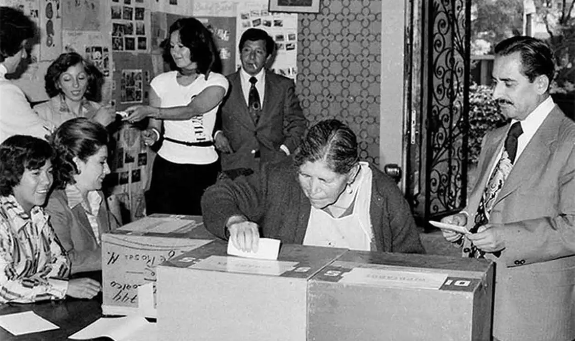 Voto de las mujeres, un derecho político