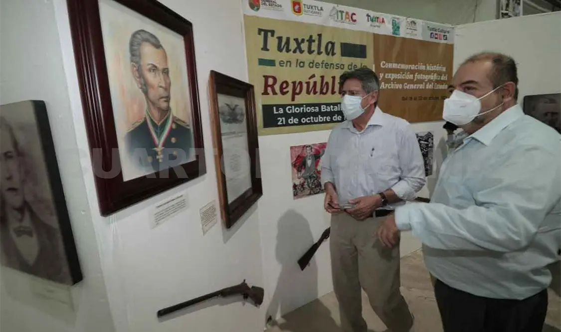 Conmemoran la Gloriosa Batalla del 21 de octubre