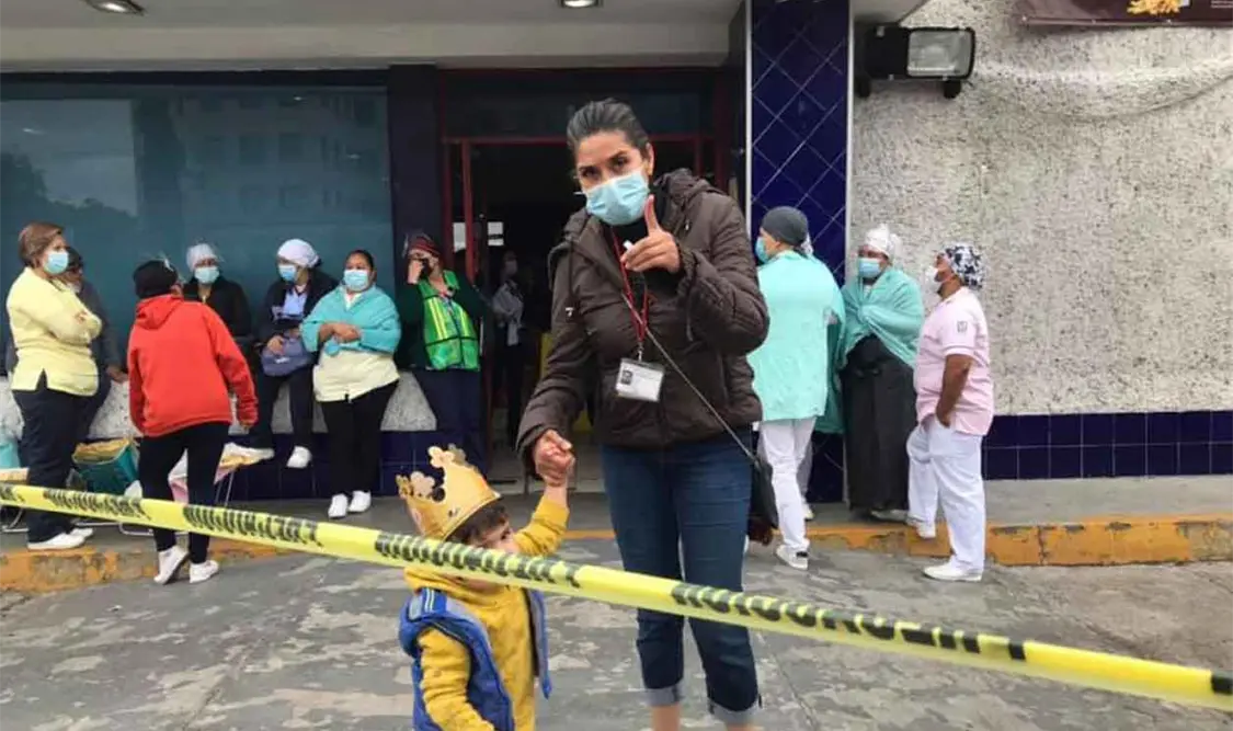 Por fuga de gas, evacuan a 32 menores de guardería