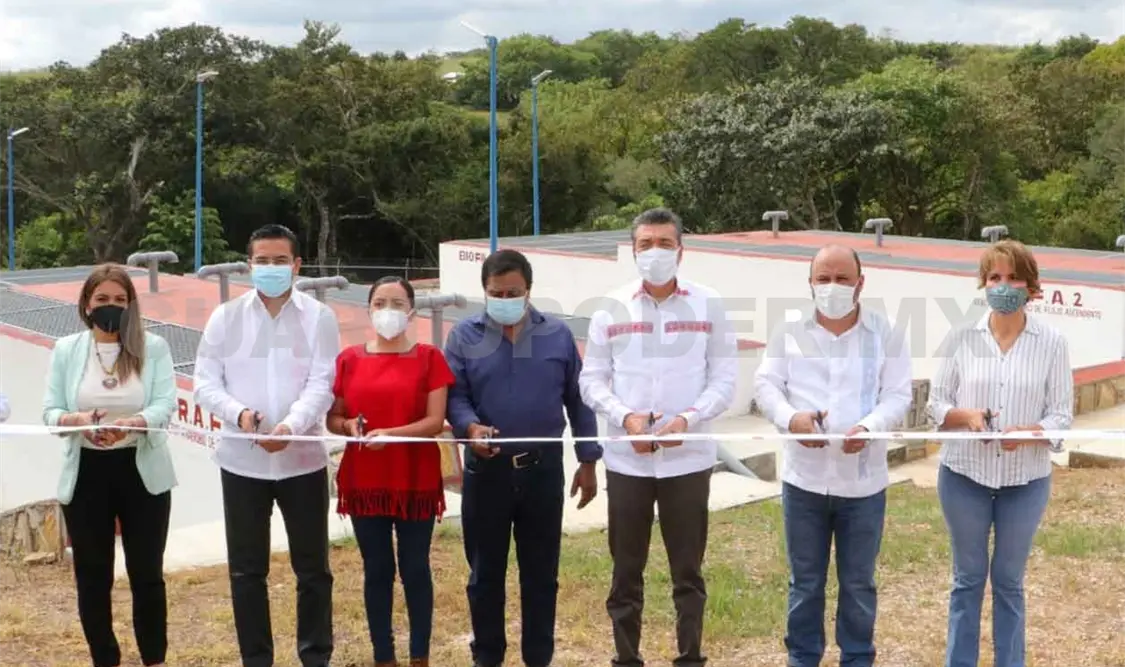 Inaugura REC planta que trata aguas residuales