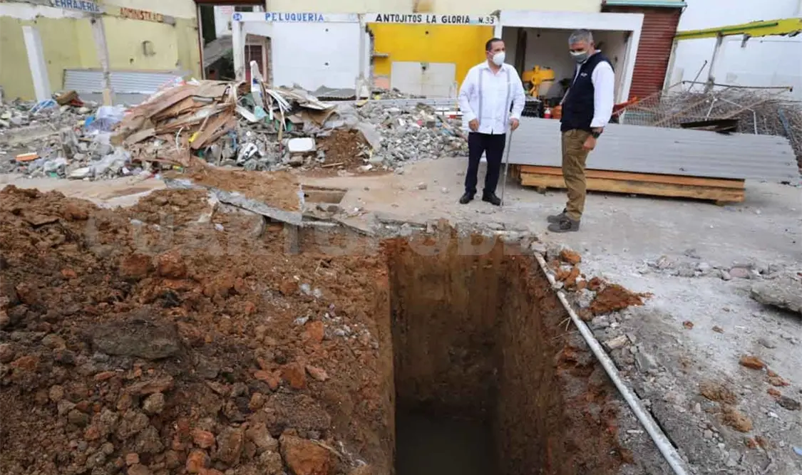 Verifican construcción de mercado en Juárez