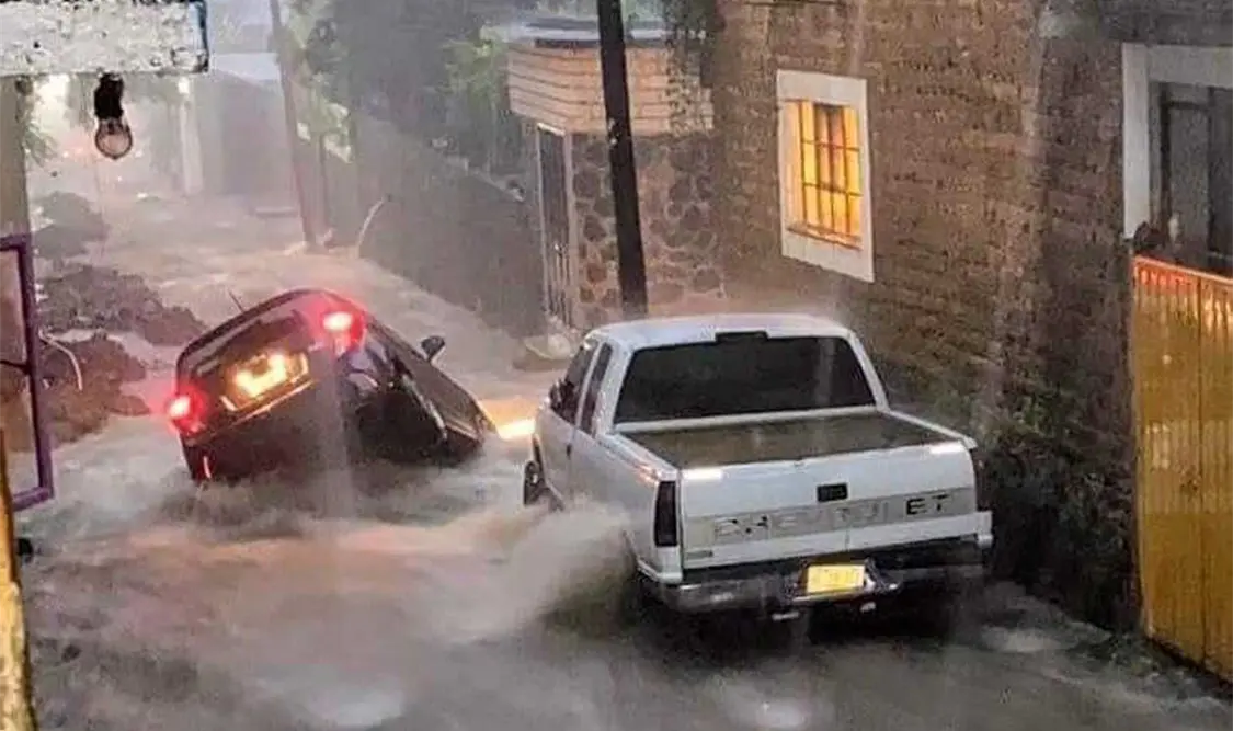 Lluvias dejan un muerto y daños materiales: PC