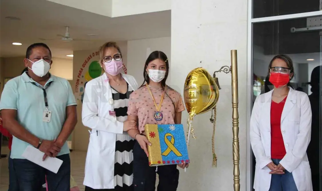 Después de cinco años, Yaretzi venció al cáncer