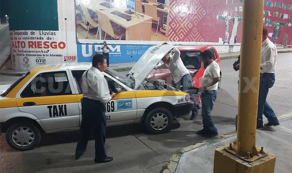 Accidente deja daños materiales y un herido