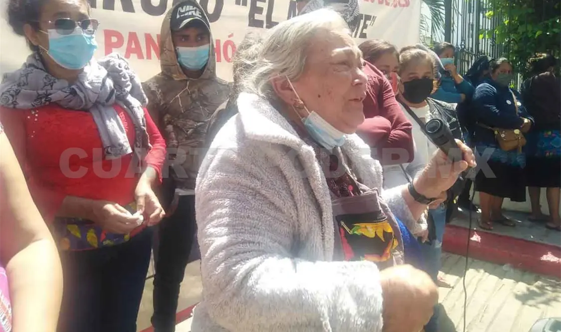 Protestan por la liberación de retenidos en Pantelhó
