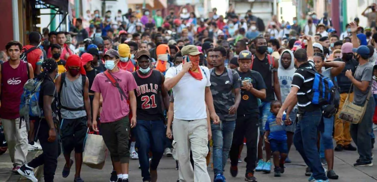 En el caso de México, este registró un aumento de migración de 38 mil a 54 mil personas. Cortesía