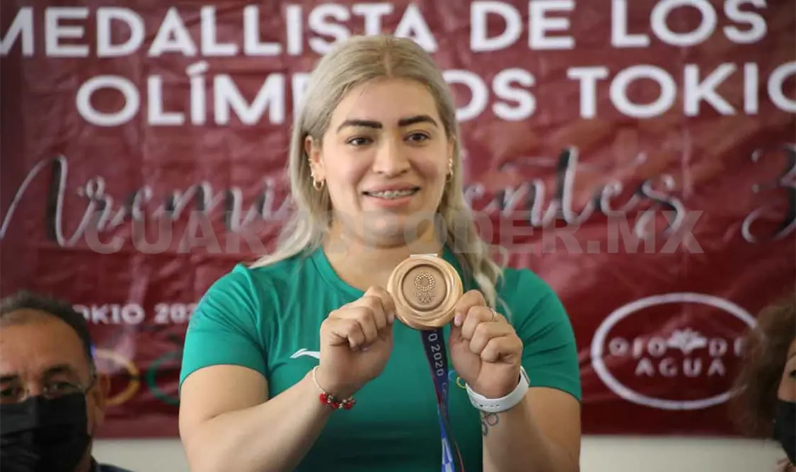 Aremi agradeció Premio Nacional de Deportes