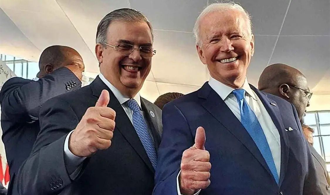 Ebrard agradece a Biden “su trato” para México