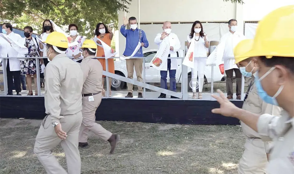 En el marco de la Segunda Jornada Nacional de Salud Pública 2021, también dio el banderazo de inicio del Operativo contra el Dengue y otras Arbovirosis. CP