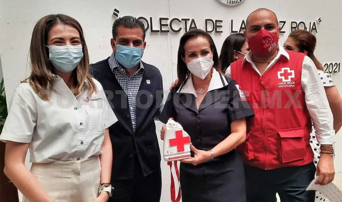 El Congreso ha estado coordinando y en constante comunicación con los directivos de la Cruz Roja en lo que va la colecta. Cortesía