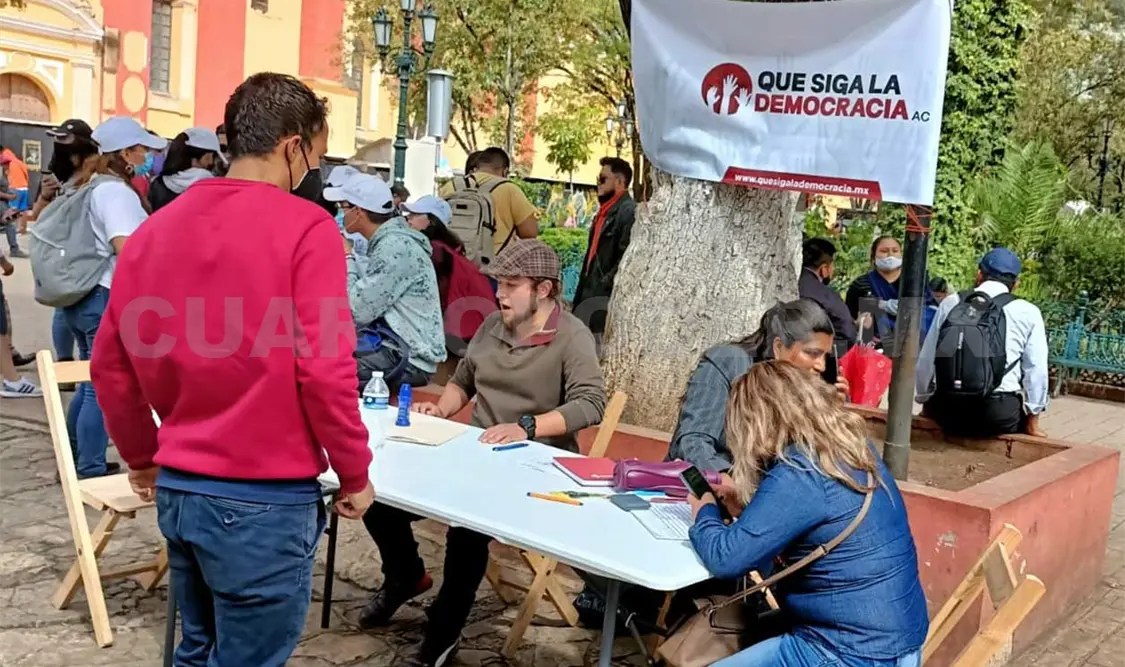 Estarán recaudando firmas del 5 de noviembre al 15 de diciembre en el centro de SCLC. Manuel Martínez / CP