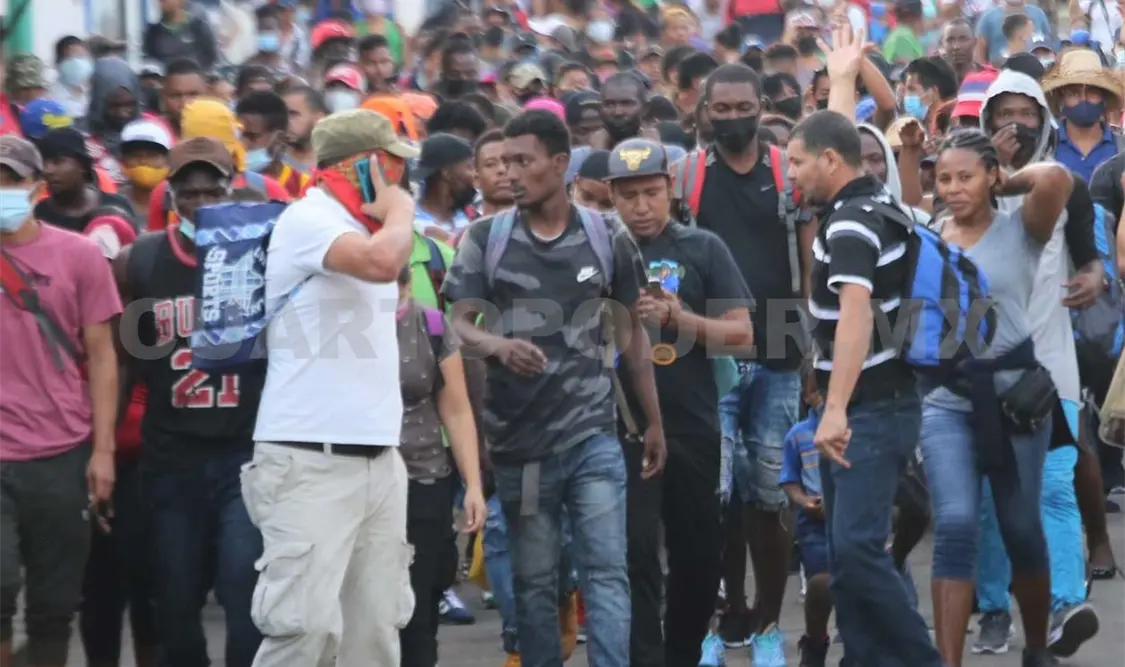 Empresarios sostienen que las autoridades mexicanas han sido rebasadas por el tema migratorio en todos los sentidos. Carlos López / CP