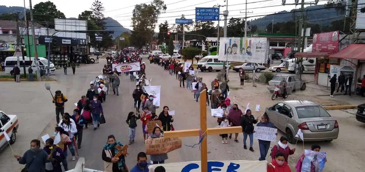 Marchan por la vida, el agua y la paz