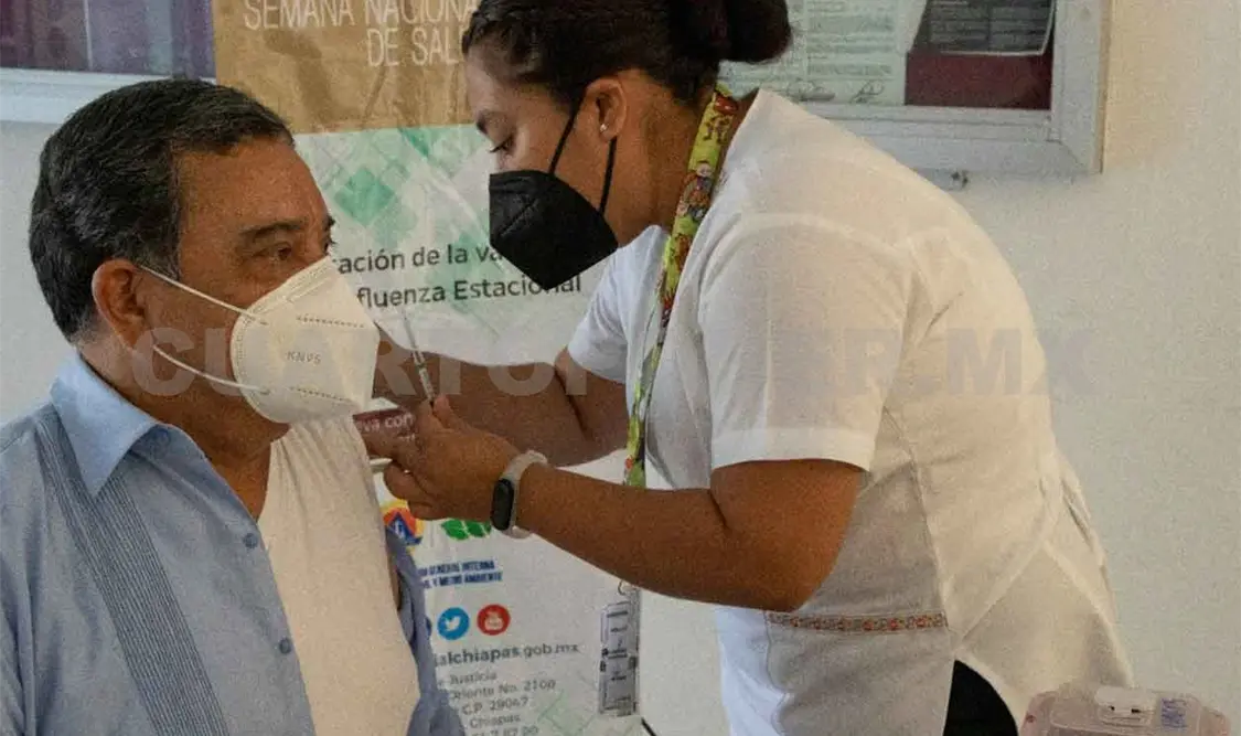Realizan vacunación contra influenza en PJE