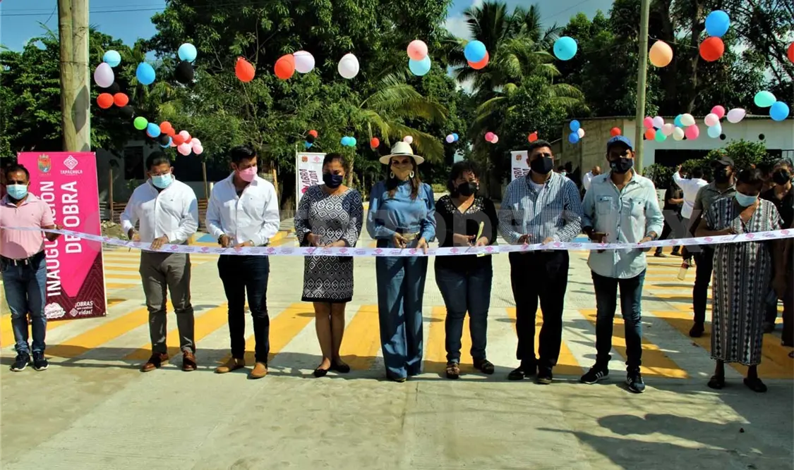 Inauguran calles en colonia Teófilo Acebo I