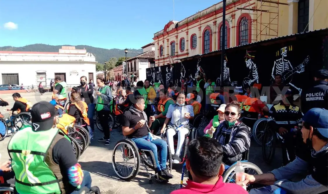 Realizan campamento y rodada por la inclusión