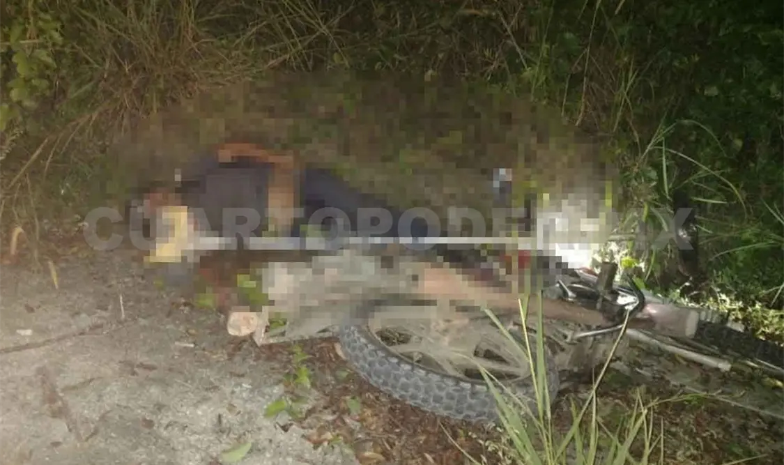 Fallece motorista al sufrir accidente vial