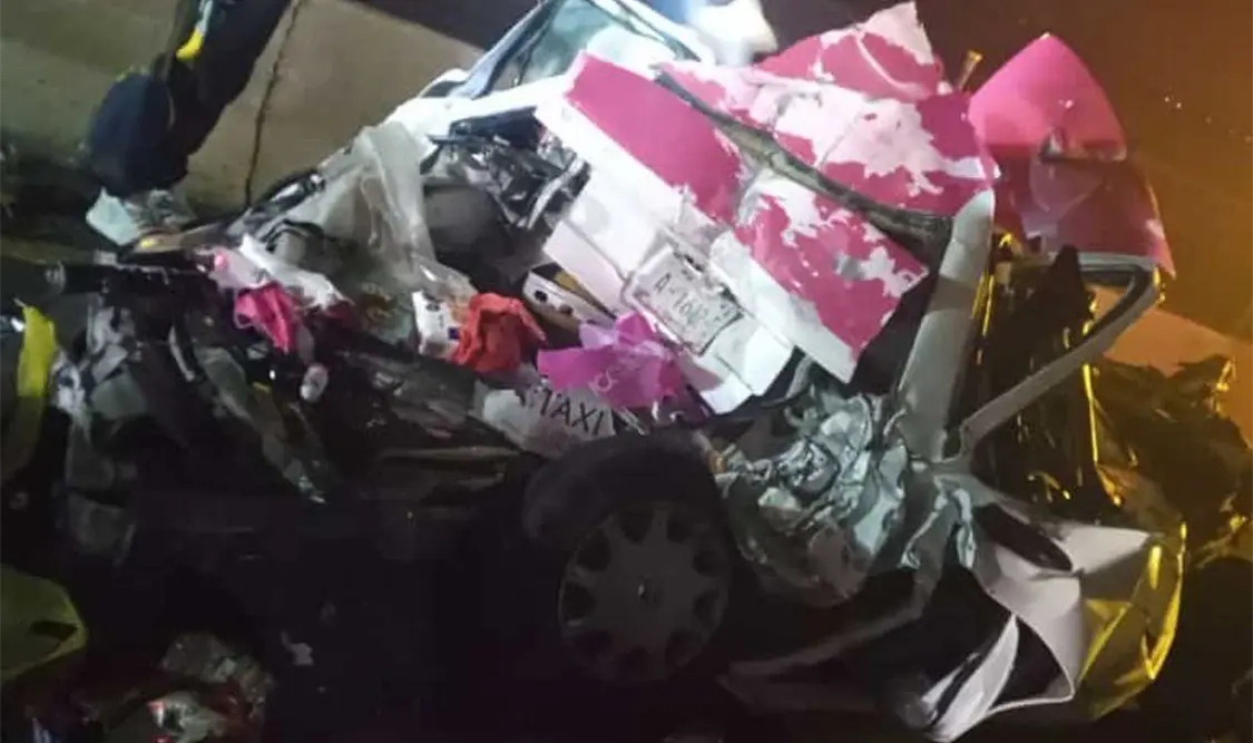 El accidente fue provocado por la columna de humo proveniente de las fábricas. Cortesía