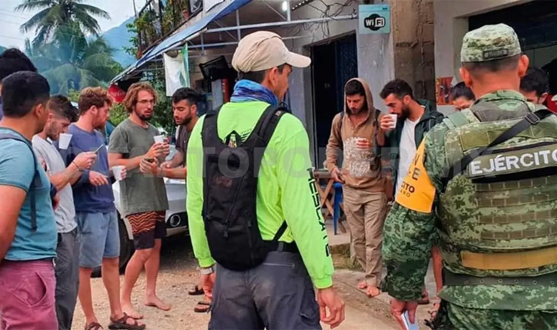 Desde el momento del reporte que la víctima fue arrastrada por las corrientes del afluente, equipos de brigadistas se organizaron para iniciar el operativo. Cortesía