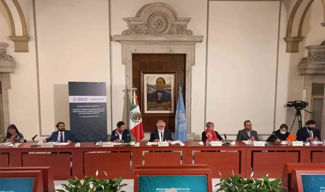 México recibe visita del Comité contra la Desaparición Forzada de la ONU. Cortesía